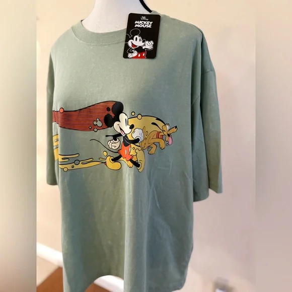 Disney Mickey and Pluto Short Sleeve T-shirt - Picture 3 of 4